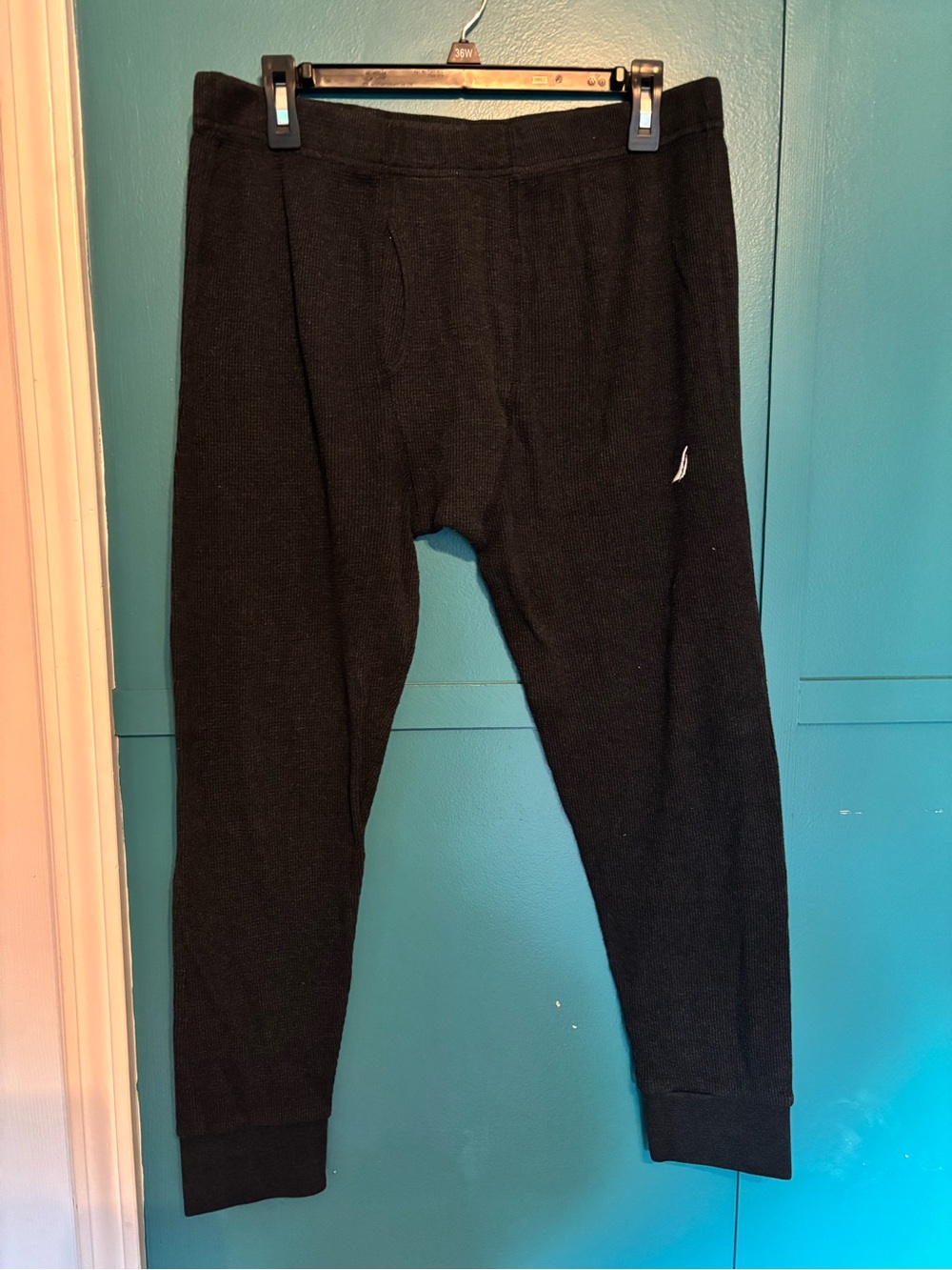 Nautica Men’s Black Thermal Bottoms Size XL